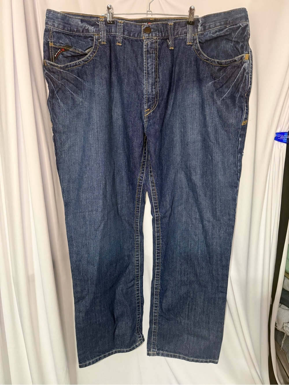 ARIAT CAT2 FR MR4 Relaxed Boot Medium Wash Jeans big & tall